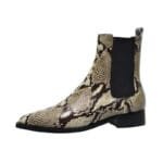 Adoptez Le Style Avec Nos élégantes Bottines Python Chelsea! 35