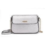 Adoptez Le Style Avec Notre Sacoche Serpent Pratique Et élégante! Blanc