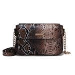 Adoptez Le Style Avec Notre Sacoche Serpent Pratique Et élégante! Noir