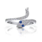 Adoptez Le Style Unique Avec La Bague Serpent En Argent!