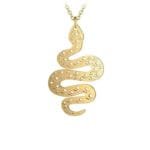 Affirmez Votre Personnalité Audacieuse Avec Notre Collier Serpent Doré!