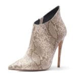 Affirmez Votre Style Avec Des Bottines Serpent à Talons Fins De Qualité Supérieure! 35
