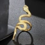 Bague Serpent Aux Détails élégants: équilibrez Votre Vie Avec Style! 7 (54,4mm)