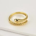 Bague Serpent Doré: L’éclat Intemporel Pour Attirer L’énergie Positive!