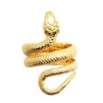 Bague Serpent Dorée En Acier Inoxydable: L’accessoire Unique à Avoir! 6 (52mm)