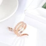 Bague Serpent En Acier Inoxydable 316l: élégance Et Symbolisme - 10 (62mm)