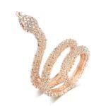 Bague Serpent En Acier Inoxydable 316l: élégance Et Symbolisme - 6 (52mm)