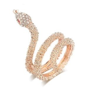 Bague Serpent En Acier Inoxydable 316l: élégance Et Symbolisme - 6 (52mm)