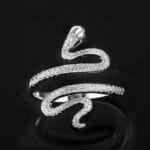 Bague Serpent En Acier Inoxydable 316l: Force Et élégance Discrète - 5 (49,5mm)