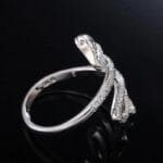 Bague Serpent En Acier Inoxydable 316l: Force Et élégance Discrète - 8 (57mm)