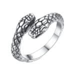 Bague Serpent En Acier Inoxydable 316l: Force Et Style Réunis!