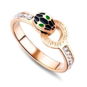 Bague Serpent En Acier Inoxydable: élégance Multicolore Et Sensuelle - 6 (52mm)