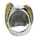 Bague Serpent En Acier Inoxydable: Osez Le Danger Avec Style! - 7 (54,4mm) / Or