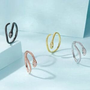 Bague Serpent En Argent : élégance Et Mystère Pour La Femme Moderne ! 2 Bague Serpent En Argent: élégance Et Mystère Pour La Femme Moderne!