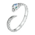 Bague Serpent En Argent: Le Cadeau élégant Et Inoubliable! - 6 (52mm)