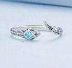Bague Serpent En Argent: Le Cadeau élégant Et Inoubliable! - 7 (54,4mm)