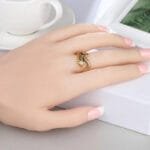 Bague Serpent En Or: élégance Et Originalité Qui Envoûte! 9 (60mm)