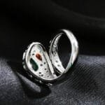 Bague Serpent énergétique: Puissance Et élégance Colorée!