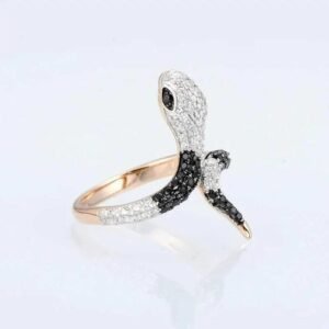 Bague Serpent Fantaisie Caducée Guérison — Serpent Univers