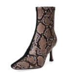 Bottines Bi-ton Serpent: élevez Votre Style Avec Des Talons Fins! Gris / 35