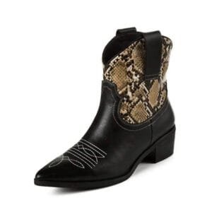 Bottines Cowboy Serpent Femme: L’élégance Audacieuse Au Quotidien！ - 34