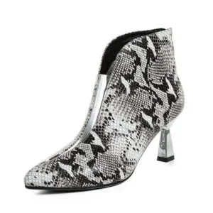 Bottines Cuir Python Femme: élégance Et Style Assurés! 33