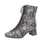 Bottines Effet Serpent: élégance Intemporelle Et Style Classique! 34