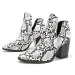 Bottines Effet Serpent: Réveillez Votre Style Avec Chic Et Facilité! 36