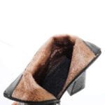 Bottines Serpent Bi-ton: Alliez Confort Et Style Irrésistible! Camel / 38
