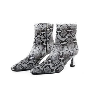 Bottines Serpent Blanc: L’élégance Chic à Chaque Occasion! 33