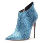 Bottines Serpent Bleu: Chic Et Tendance Pour Un Style Irrésistible! 33