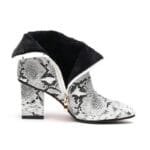 Bottines Serpent En Cuir De Qualité Supérieure Pour Un Hiver Stylé! 36