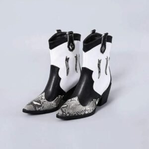 Bottines Serpent Bi-tons Cowgirl Vintage — Serpent Univers