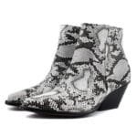 Bottines Serpent Pointues Python: élégance Et Confort Irrésistibles! 34