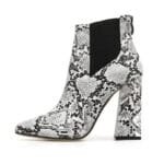 Bottines Serpent Talons: Style Tendance Et Confort Inégalé! 36