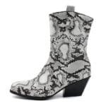 Bottines Style Santiag Serpent: L’élégance Au Bout Des Pieds! 36