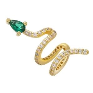 Boucle d&rsquo;Oreille Serpent Or Classe Femme — Serpent Univers