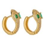 Boucles D’oreilles Or Serpent: élégance Minimaliste Inégalée