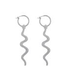 Boucles D’oreilles Pendantes Serpent: Audace Et élégance En Un Clin D’œil!