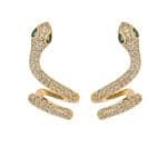 Boucles D’oreilles Serpent Diamant: élégance Et Fierce Attitude!