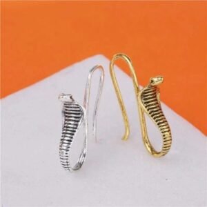 Boucle d&rsquo;Oreille Serpent Cobra Légère Confortable — Serpent Univers
