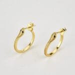 Boucles D’oreilles Serpent: élégance Et Amour En Un Bijou Doré!
