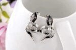 Boucles D’oreilles Serpent En Inoxydable 316l élégance Discrète!