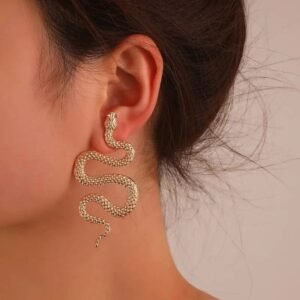 Boucle d&rsquo;Oreille Serpent Glamour Durable — Serpent Univers
