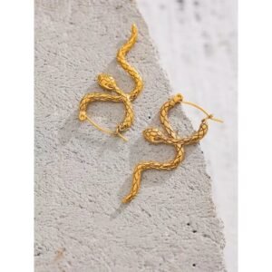 Boucle d’Oreille Serpent Punk Acier 316L — Serpent Univers