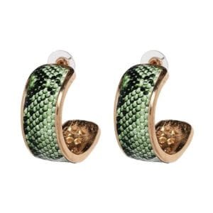 Boucles D’oreilles Serpent Vert: élevez Votre Style Avec éclat!