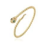Bracelet Serpent éblouissant: élégance Audacieuse Pour Toutes!