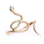 Bracelet Serpent Alliage Zinc Enroulé Audacieux
