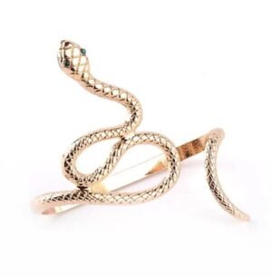 Bracelet Serpent Alliage Zinc Enroulé Audacieux — Serpent Univers