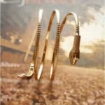 Bracelet Serpent Or Jaune Acier 316L